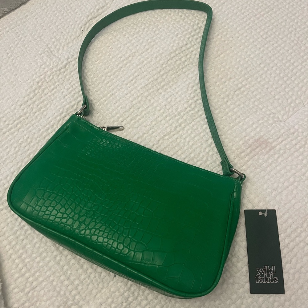 Wild Fable Faux crocodile print shoulder bag